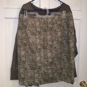Rafaella Patterned Skirt Sz 16
